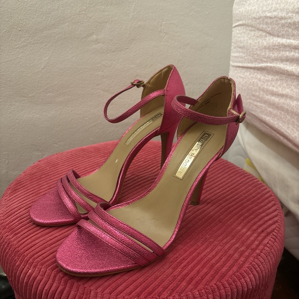 Metallic Hot Pink Heels